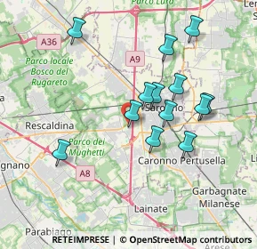 Mappa Via Spinella, 21040 Uboldo VA, Italia (3.37077)