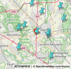 Mappa Via Spinella, 21040 Uboldo VA, Italia (4.36909)