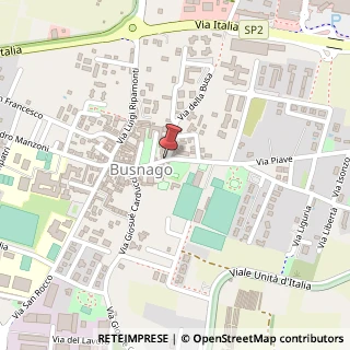 Mappa Via G.Matteotti, 1, 20874 Busnago, Monza e Brianza (Lombardia)