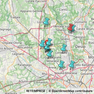 Mappa Via Eugenio Montale, 20020 Saronno VA, Italia (5.6175)