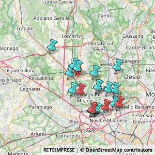 Mappa Via Eugenio Montale, 20020 Solaro MI, Italia (6.89158)