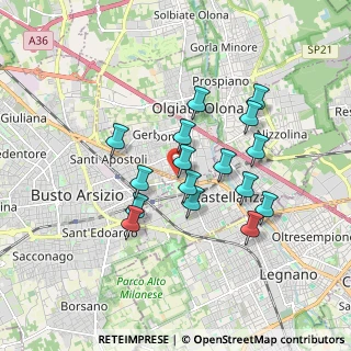 Mappa Piazza Volontari della Libertà, 21057 Olgiate Olona VA, Italia (1.51125)