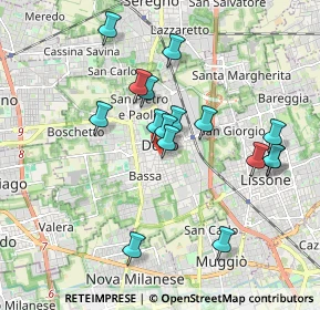 Mappa Via Olmetto, 20033 Desio MB, Italia (1.6975)