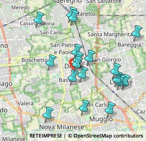 Mappa Via Olmetto, 20033 Desio MB, Italia (1.92778)