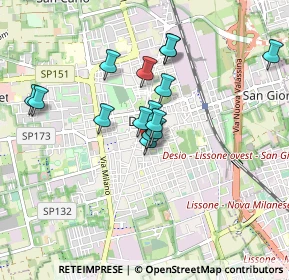 Mappa Via Olmetto, 20033 Desio MB, Italia (0.69933)