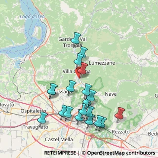 Mappa Via Maniva, 25062 Concesio BS, Italia (7.96)
