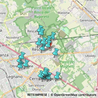 Mappa Via Bozzente angolo, 20027 Rescaldina MI, Italia (1.926)