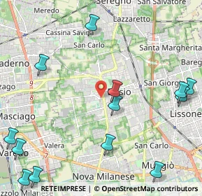Mappa Via Erminio Rovagnati, 20832 Desio MB, Italia (2.97077)