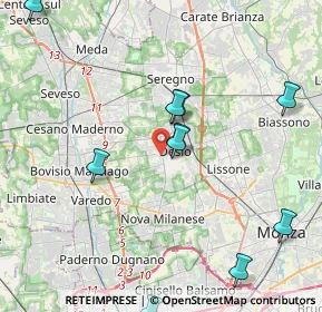 Mappa Via Erminio Rovagnati, 20832 Desio MB, Italia (4.92)