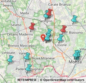 Mappa Via Erminio Rovagnati, 20832 Desio MB, Italia (4.27938)