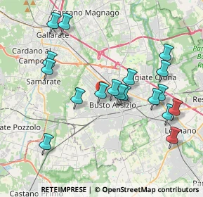 Mappa Via Ferrara, 21052 Busto Arsizio VA, Italia (3.95111)