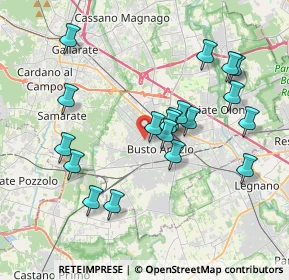 Mappa Via Ferrara, 21052 Busto Arsizio VA, Italia (3.72632)