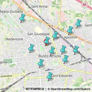Mappa Via Mentana, 21052 Busto Arsizio VA, Italia (1.02583)