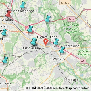 Mappa Via Amendola Giovanni, 21057 Olgiate Olona VA, Italia (4.92091)