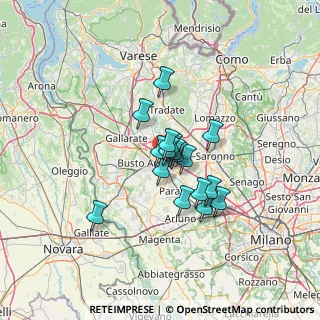 Mappa Via Amendola Giovanni, 21057 Olgiate Olona VA, Italia (8.74059)