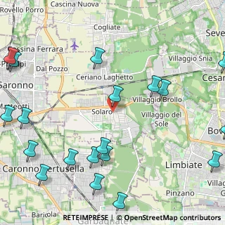 Mappa Piazza Cadorna, 20033 Solaro MI, Italia (3.1475)