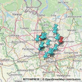 Mappa Piazza Cadorna, 20033 Solaro MI, Italia (10.2525)