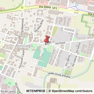 Mappa Via Piave, 6, 20874 Busnago, Monza e Brianza (Lombardia)