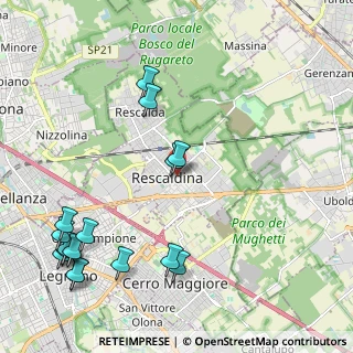 Mappa Via Giuseppe Garibaldi, 20027 Rescaldina MI, Italia (2.70313)