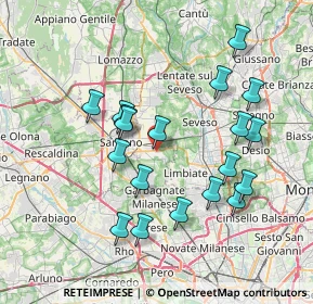 Mappa 20033 Solaro MI, Italia (7.27105)