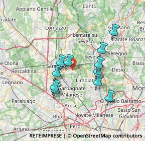 Mappa 20033 Solaro MI, Italia (6.10364)