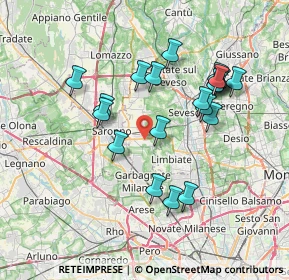 Mappa 20033 Solaro MI, Italia (6.981)