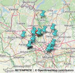 Mappa 20033 Solaro MI, Italia (9.958)