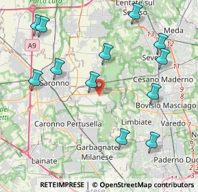 Mappa 20033 Solaro MI, Italia (4.73667)