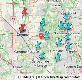 Mappa 20033 Solaro MI, Italia (3.89529)