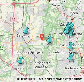 Mappa 20033 Solaro MI, Italia (4.73333)