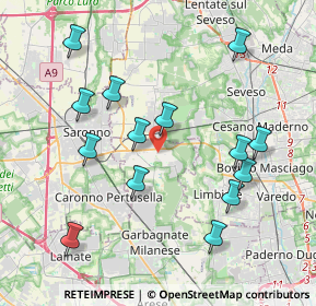 Mappa 20033 Solaro MI, Italia (4.11857)