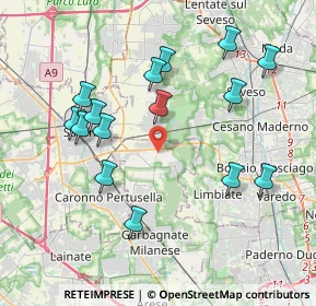 Mappa 20033 Solaro MI, Italia (4.01333)