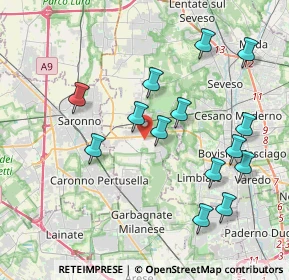 Mappa 20033 Solaro MI, Italia (3.99571)