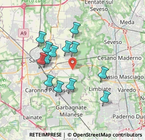 Mappa 20033 Solaro MI, Italia (3.15077)