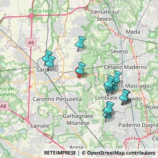 Mappa 20020 Solaro MI, Italia (4.04867)