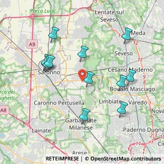 Mappa 20020 Solaro MI, Italia (4.05167)