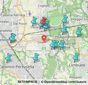 Mappa 20033 Solaro MI, Italia (1.98938)