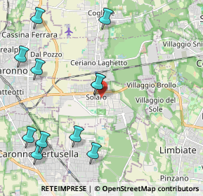 Mappa 20033 Solaro MI, Italia (2.53364)