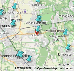 Mappa 20033 Solaro MI, Italia (2.70538)