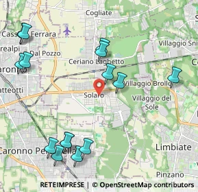 Mappa 20033 Solaro MI, Italia (2.5)