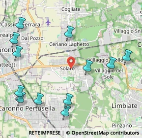 Mappa 20033 Solaro MI, Italia (2.67833)