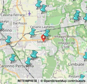 Mappa 20033 Solaro MI, Italia (3.11235)