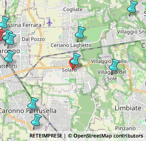 Mappa 20033 Solaro MI, Italia (3.11545)