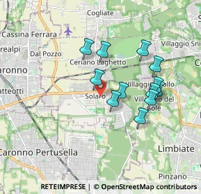 Mappa 20033 Solaro MI, Italia (1.54417)