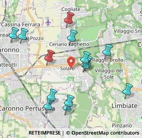 Mappa 20033 Solaro MI, Italia (2.04929)