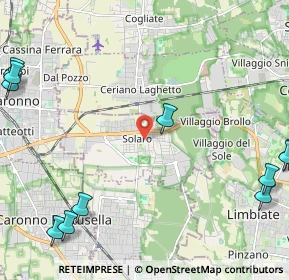Mappa 20033 Solaro MI, Italia (3.36)
