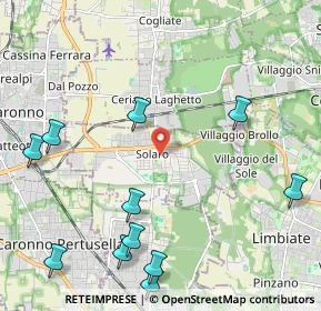 Mappa 20033 Solaro MI, Italia (2.73455)