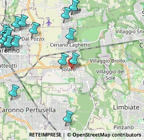 Mappa 20033 Solaro MI, Italia (3.068)