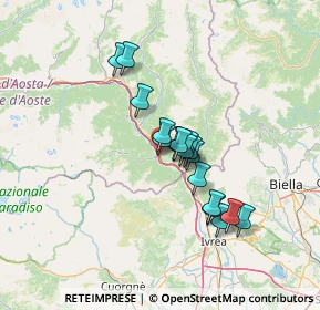 Mappa Via Stazione, 11020 Hône AO, Italia (10.27412)