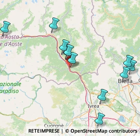 Mappa Via Stazione, 11020 Hône AO, Italia (17.25182)